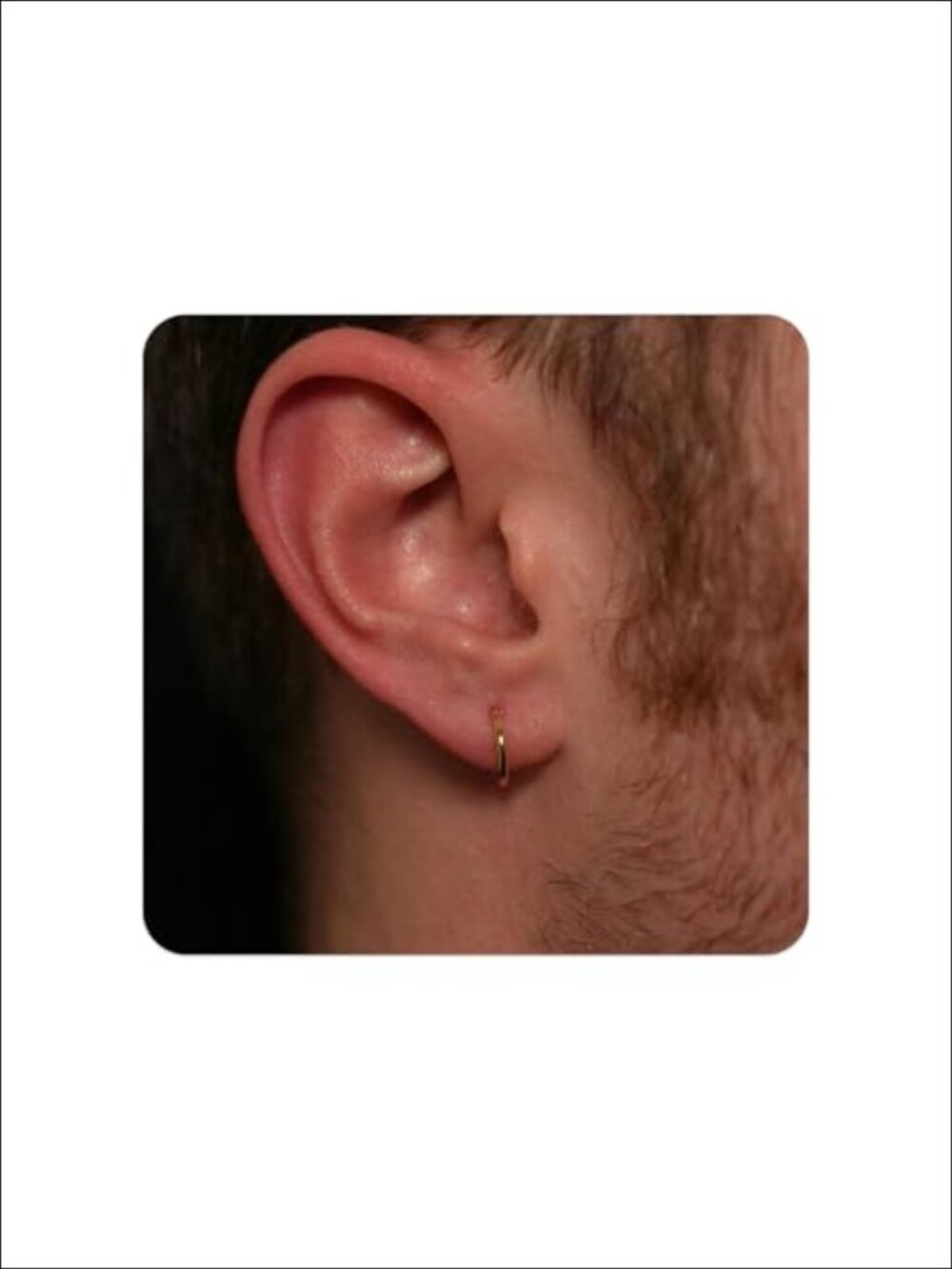 Titanium Hoop Earrings Hypoallergenic Huggie Small Sleeper for Sensitive Skin